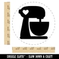 thumbnail image 2 of Baking Mixer with Heart Baker Self-Inking Rubber Stamp Ink Stamper - Red Ink - Large 1-1/2 Inch, 2 of 7