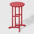 thumbnail image 6 of WestinTrends Outdoor 37" Counter Height HDPE Outdoo Bistro Bar Table, Red, 6 of 7