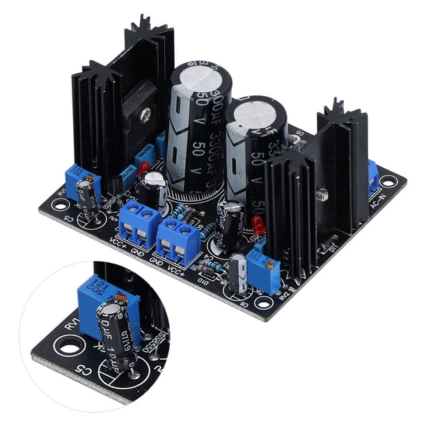 Placa De Circuito De Alimentación Dual Estabilizada, PCB 0-34 V Entrada CA 2.0 OZ Cobre 0-10 A 0-48 V Salida CC Módulo De Fuente De Alimentación De Salida Dual Para Fuente De