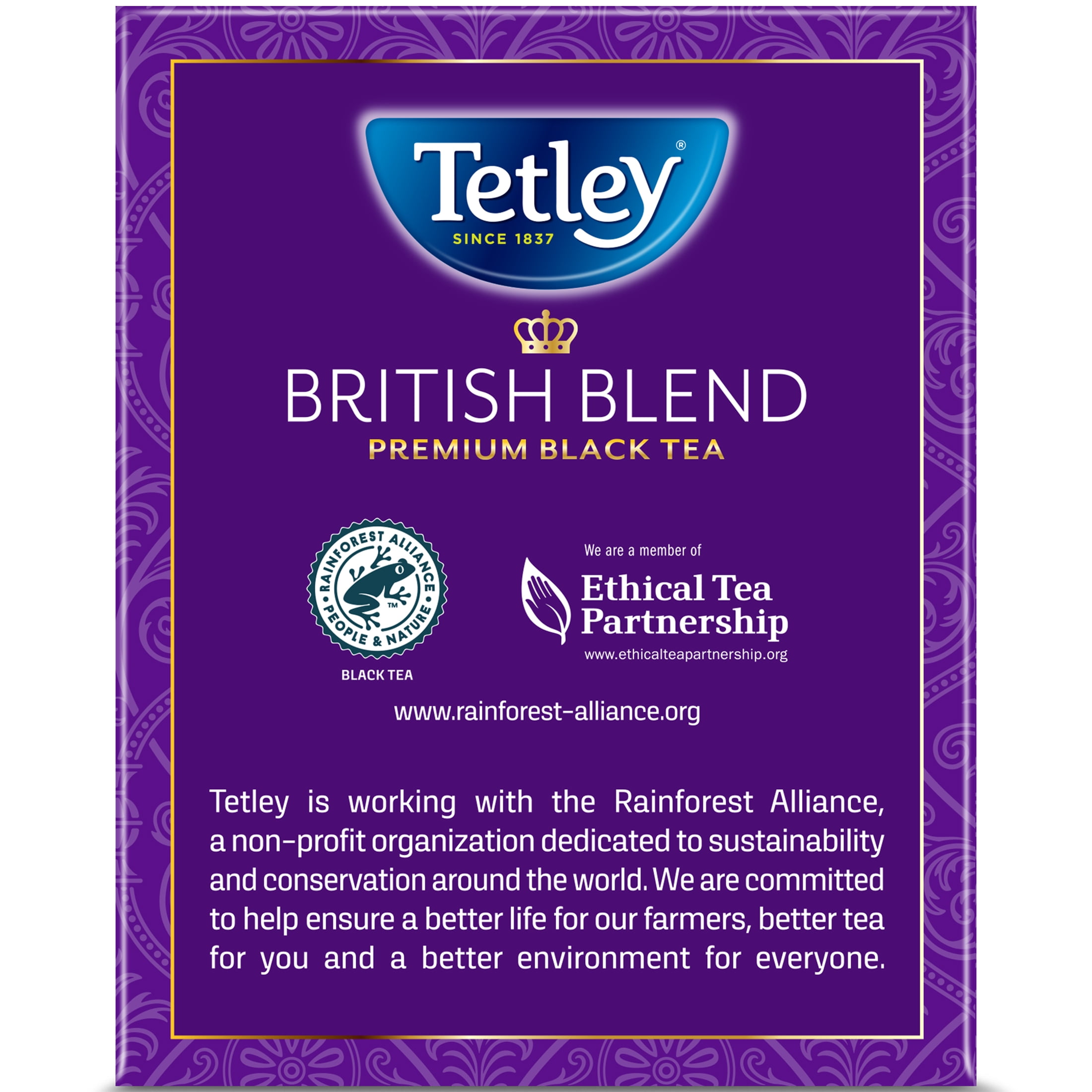 Tetley British Blend Premium Black Tea Bags, 320 count