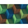 thumbnail image 1 of Ahgly Company Machine Washable Indoor Rectangle Transitional Gunmetal Green Area Rugs, 7' x 9', 1 of 7