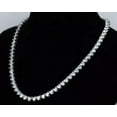 thumbnail image 3 of 20Ct Heart Cut Simulated Diamond Women's Tennis Necklace 14K White Gold Plated 18"inch, 3 of 4
