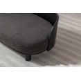 thumbnail image 3 of KOSSMAI Nature Solid Wood Velvet Padding Buddy Black Wood Pet Bed Sofa, 3 of 5