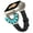Black/Turquoise, variant on Wearlizer Boho Turquoise Strap Compatible with Apple Watch Band 42/41/40/38/46/45/44/49mm for Women, Western Leather Strap for iWatch Ultra Series SE/10/9/8/7/6/5/4/3/2/1