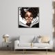 thumbnail image 2 of (NH3050) Serie Personajes Negra Con Pelo Rizado Y Diamantes Resina 30x30CM, 2 of 9