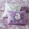 thumbnail image 2 of Lola Unicorn Cotton Comforter Set - Pink, Soft Cotton Fabric & Polyester Filling - Includes Comforter, Shams & Pillow - Cozy Bedding for Kids & Toddlers - Cute Unicorn Design, 2 of 4