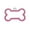 Pink, variant on Stainless Steel Dog ID Tag with Glittery Bone Design, Custom Engraved Name Plate for Dogs and Cats, Black