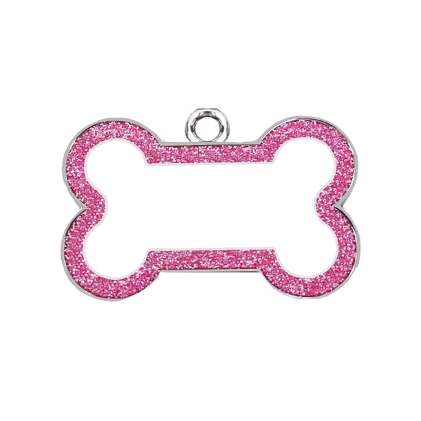 Placas De Identificación Para Perros Placas De Identificación Para Mascotas De Acero Inoxidable Con Diseño De Hueso Brillante Placa Con El Nombre Del Perro Grabada Para Perros, Cachorros Y Gatos