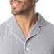 thumbnail image 2 of Conjunto de pijama IZOD de punto de gamuza para hombre, color gris XXL, 2 of 5