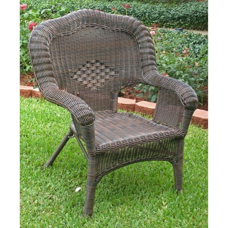 International Caravan Madison Wicker Resin Patio Chair Walmart Com