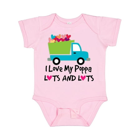 

Inktastic I Love My Poppa Gift Baby Boy or Baby Girl Bodysuit