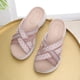 thumbnail image 4 of Zapatos Casa Slip On Slides Slide Sandalias Mujer Open Toe Cross Strap para El Verano, 4 of 9