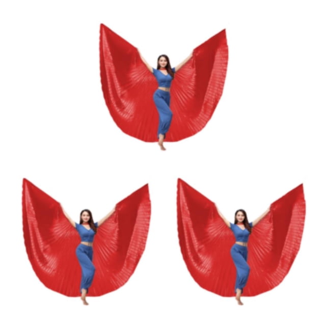 Naiovety Ala de danza del vientre de 360 grados, disfraces para adultos, fiestas profesionales femeninas Type1 NO1
