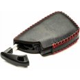 thumbnail image 4 of Vitodeco Leather Key Fob Cover Case Protector Compatible with Acura ZDX, Honda Prologue, Buick Envision - 5 Buttons, Black/Red, 4 of 5