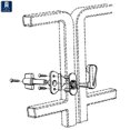 thumbnail image 2 of T-H Marine Pontoon Boat Gate Latch GL-1-DP Black; Nylon; Single, 2 of 2