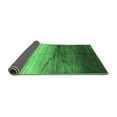 thumbnail image 2 of Ahgly Company Indoor Round Abstract Emerald Green Contemporary Area Rugs, 6' Round, 2 of 4