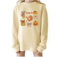 thumbnail image 2 of Womens Sweatshirts Plus Size Thanksgiving-print Long-sleeved Casual Loose Round-neck Drop-shoulder Sweatshirts,Tops for Women, 2 of 4