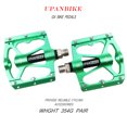 thumbnail image 2 of UPANBIKE Mountain Bike Pedals MTB Pedals Bicycle Flat Pedals Aluminum 9/16" Sealed Bearing Lightweight Platform for Road Mountain BMX MTB Bike, 2 of 7