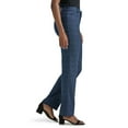 thumbnail image 3 of Petite Lee® Wrinkle-Free Relaxed Fit Pants Color: Blue Novelty Size: 14 PETITE, 3 of 4