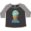 thumbnail image 3 of Inktastic Keep It Cool Melting Earth Ice Cream Cone Women's Plus Size T-Shirt, 3 of 5