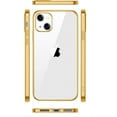 thumbnail image 7 of Compatible with iPhone 13 Case 6.1" (2021) Clear Slim Shockproof Silicone Protective Phone Cases Non-Yellowing Flexible TPU Thin Cover Fit - Gold, 7 of 7