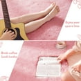 thumbnail image 4 of TWINNIS Super Soft Fluffy Carpets Shaggy Area Rugs For Living Room Bedroom Nursery Room,6'x9',Pink, 4 of 7