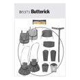 thumbnail image 1 of BUTTERICK PATTERNS B5371 Muñequeras para mujer/hombre, cinturón de corsé y bolsas, talla XM (SML-MED-LRG), 1 of 2