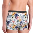 thumbnail image 3 of Uemuo Lilies Flowers Pattern Men's Boxer Briefs,Trunk Anti-Chafing,Comfortable, Durable, and Stylish Underwear-XX-Large, 3 of 9