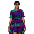 thumbnail image 2 of BintaRealWax African Fashion Women's Two Piece Set Women's Dresses Party Dresses Long Skirts and Shorts With Belt African Wax Printed Cotton Fabrics, 2 of 5