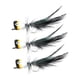 thumbnail image 3 of 3x Señuelos de Pesca con Mosca Strade Fareast Limited Cebos para Trucha Negro, 3 of 8