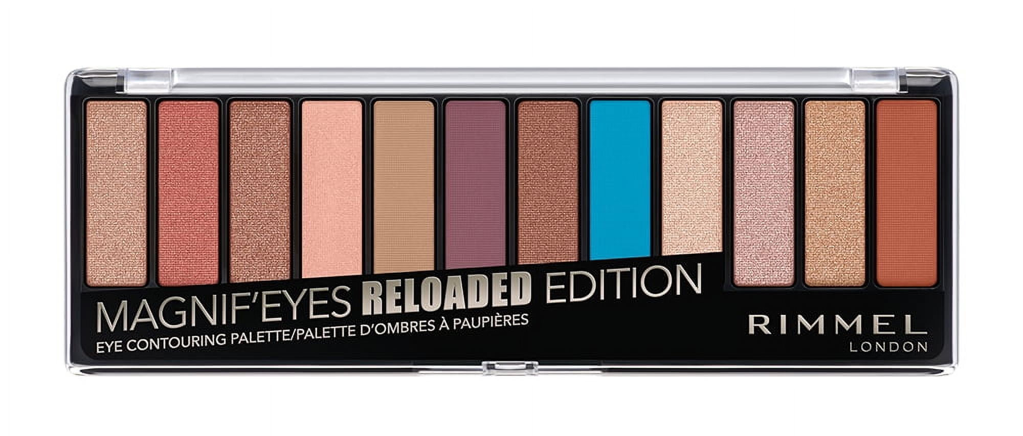 (2 pack) Rimmel London Magnif'Eyes Eyeshadow Palette, Reloaded, 0.5 oz