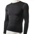 thumbnail image 1 of Men Plush Base Layer Underwear Long Sleeve Thermal Tops Winter Undershirt, 1 of 8