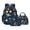 Blue and Orange - Planet, variant on DISNIMO 17 Inch Kids Backpack for Boys, Planet Print Preschool Kindergarten School Backpack Set with Lunch Box and Pencil Case, 17 Inch Large Bookbag Travel Daypack