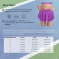 thumbnail image 7 of Haitryli Kids Girls Athletic Dance Skirt Glittery Rhinestones Gymnastics Ice Skating Builtins Swirl Flow Skirt Black 6, 7 of 7