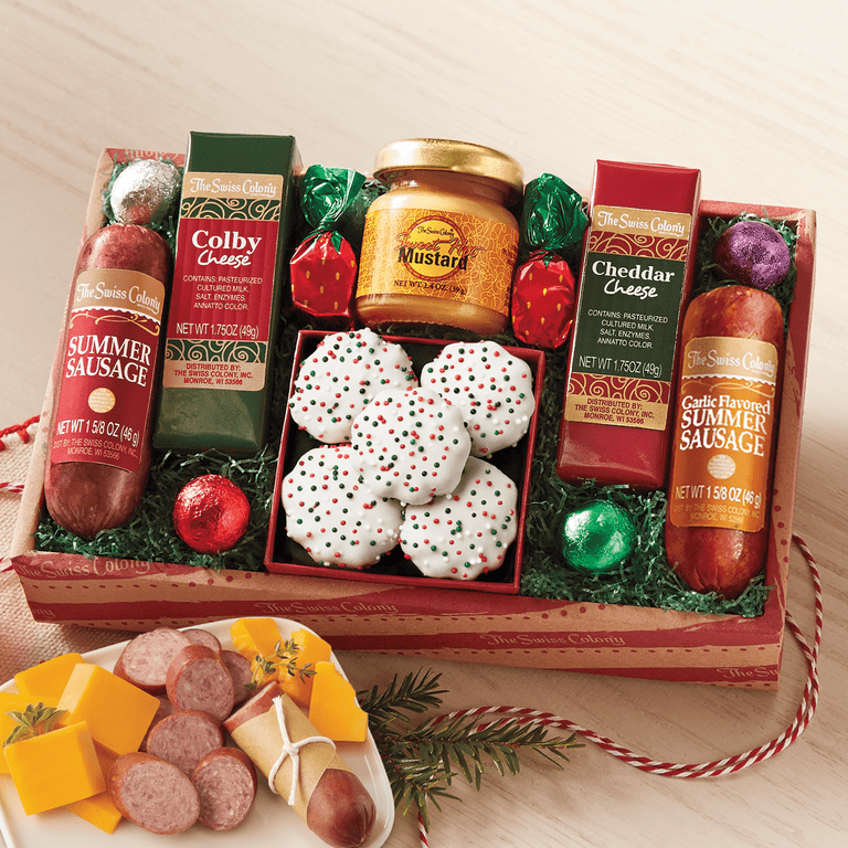 The Swiss Colony Holiday Treasure Gift, Assorted Cheeses, Summer
