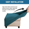 thumbnail image 4 of Sexy Dance Slipcover Stretch Protector Soft Universial Multi Colors Footrest Cover Waterproof Polyester Rectangle Larger Size Folding Dark Green Checked Hairpin Stool Cover L Code Large Number, 4 of 6