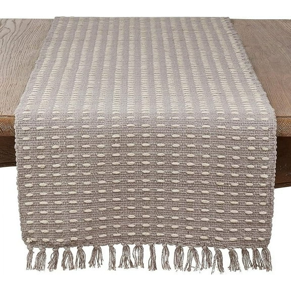 Dashed Woven Table Runner