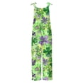 thumbnail image 5 of Hueook St. Patrick's Jumpsuits for Women Casual Dressy Ladies' Printed Sleeveless Casual Overalls Jumpsuit Jumpsuit Pants Green 3X, 5 of 5