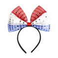 thumbnail image 4 of Patriotic Headband for 4th of July - Independence Day Hair Accessories with Themed Design, Holiday Party Favors and Supplies for Memorial Day and Patriotic Celebrations, H, 9.06 Inch, 3 PCS, 4 of 6