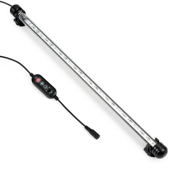 NICREW Submersible RGB Aquarium Light, Underwater Fish Tank Light with Timer Function, Multicolor LED Light with Remote Controller, 23 Inches