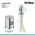 thumbnail image 3 of KRAUS Dishwasher Air Gap in Chrome, 3 of 6