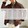thumbnail image 2 of Rvwovn Barn Jacket for Men, Button Down Vintage Casual Work Jakcet with Patch Pockets, Spring Fall Outdoor Wear, 2 of 7
