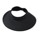 thumbnail image 4 of Sombrero de paja para mujer, sombreros para el sol, ala ancha, cómodos, duraderos, informales, portátiles, de pescador. Negro, 4 of 9