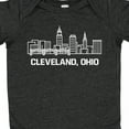 thumbnail image 4 of Inktastic Cleveland Ohio Skyline Boys or Girls Baby Bodysuit, 4 of 5