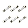 thumbnail image 1 of Fusible de 5 A (paquete de 6) / Fusible de 125 V (máx. 5 A), de acción rápida, 0,2 x 0,78 pulgadas (5 x 20 mm), pequeño fusible de vidrio para luces de cadena de exterior, luces navideñas,, 1 of 5
