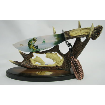 Wildlife Knife With Display Stand Bass