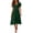 Army Green, variant on Lopecy-Sta Midi Dress for Women V Neck Flutter Short Sleeve Chiffon High Waist Relaxed Flowy A Line Cut Versatile Solid Semi-Sheer Chiffon Dress for Wedding Guest