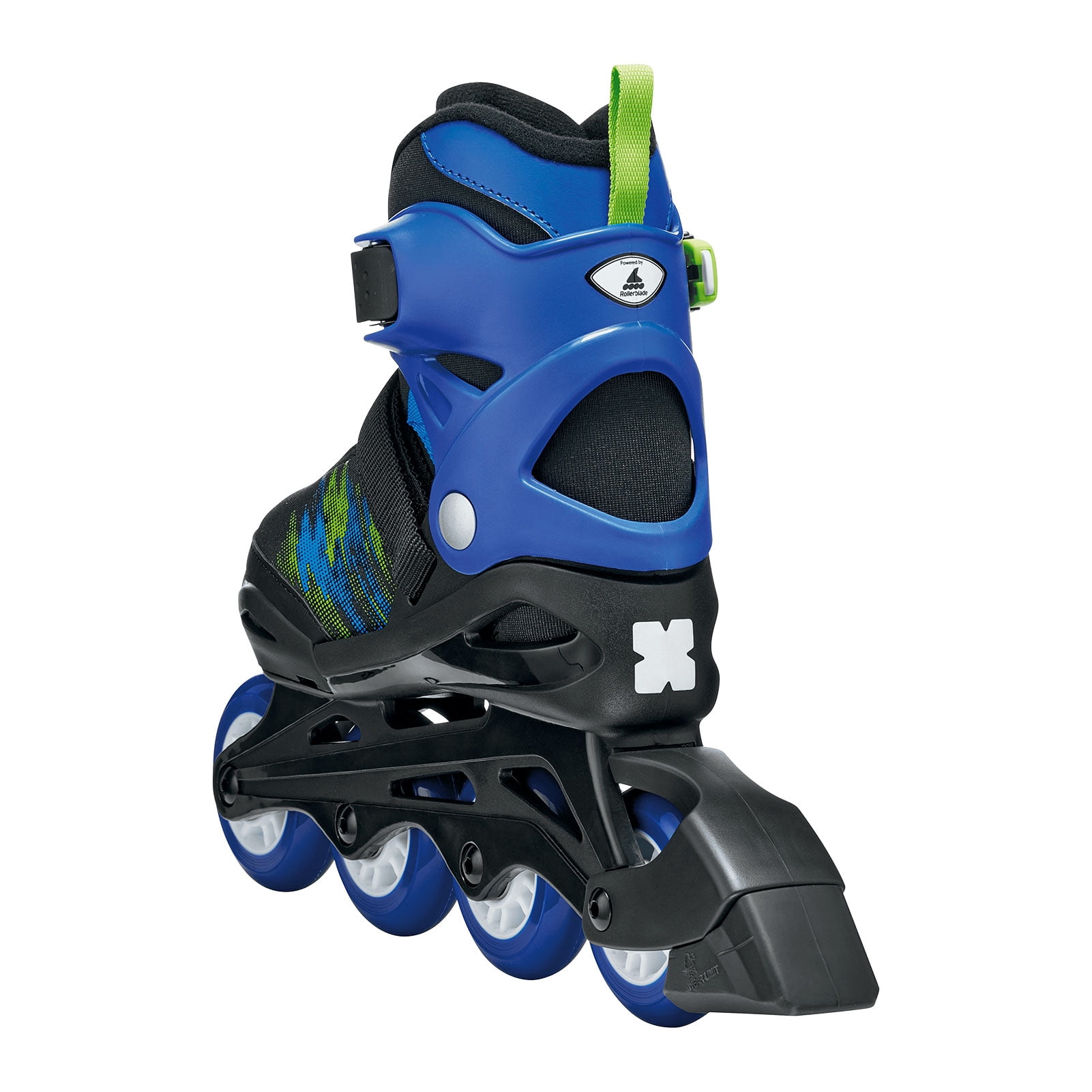 ROLLERBLADE Kids' Phoenix Black/Blue Skates, Size: 12J-2 (87B0T10221NF01-12J-2)