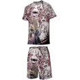 thumbnail image 2 of Himiko Toga Boys Short Sleeve Mesh T-Shirt And Shorts Outfit Set Summer Clothes Set for Kids, 2 of 7