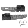 thumbnail image 1 of Par de estriberas delanteras para motocicleta, compatibles con Honda CB125R, CB300R, CB1300SF, CB600FTitanio, 1 of 14